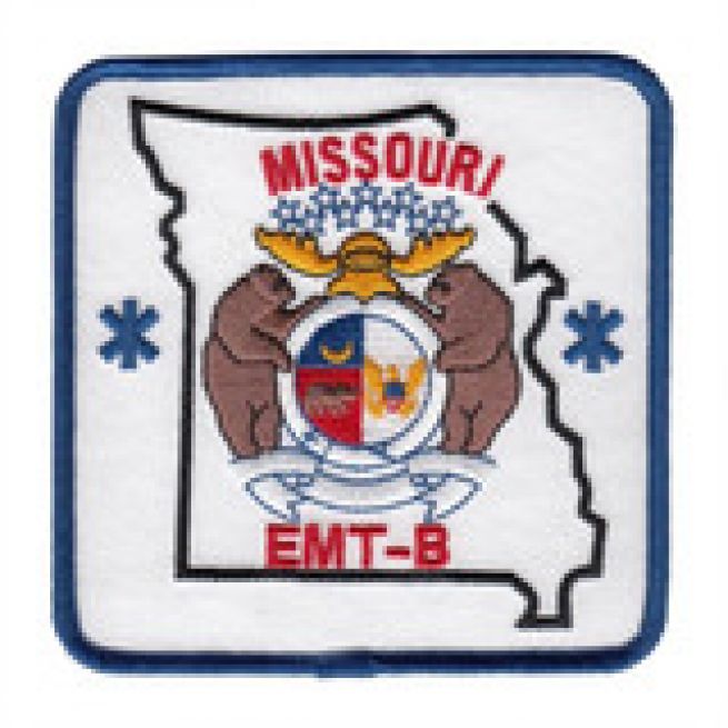 MISSOURI EMT-B SHOULDER PATCH - SEW ON.